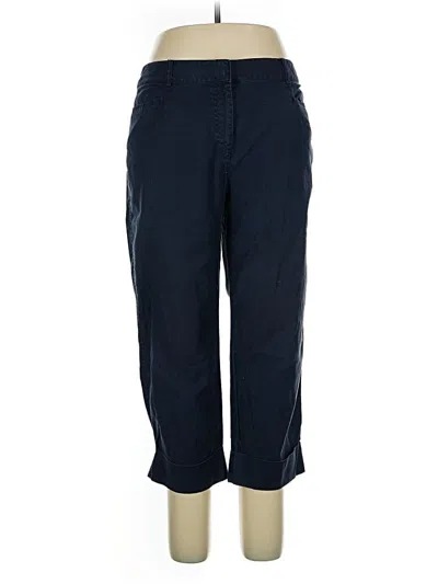 Pre-owned Charter Club Casual Pants In Blue