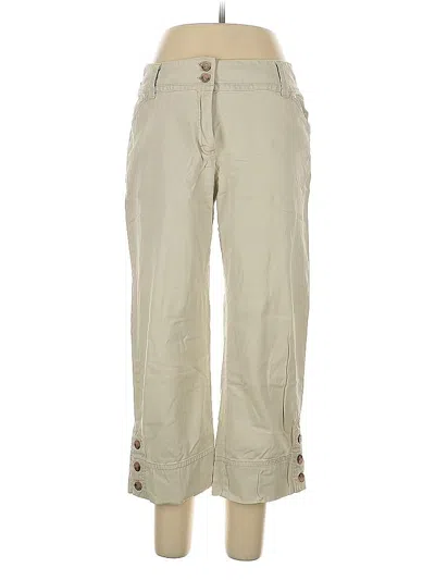 Pre-owned Charter Club Casual Pants In Brown