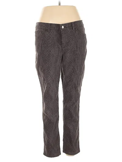 Pre-owned Charter Club Casual Pants In Gray