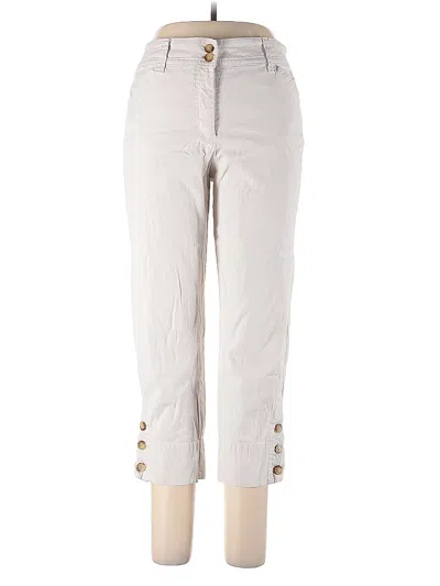 Pre-owned Charter Club Casual Pants In Gray