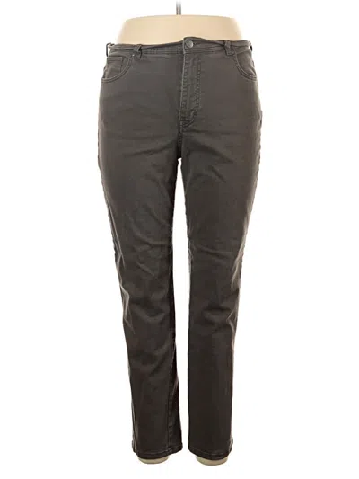 Pre-owned Charter Club Casual Pants In Gray