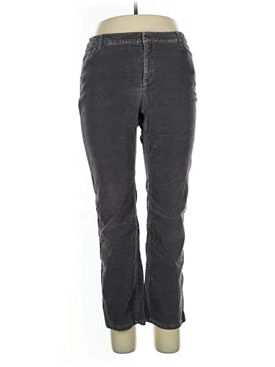 Pre-owned Charter Club Casual Pants In Gray