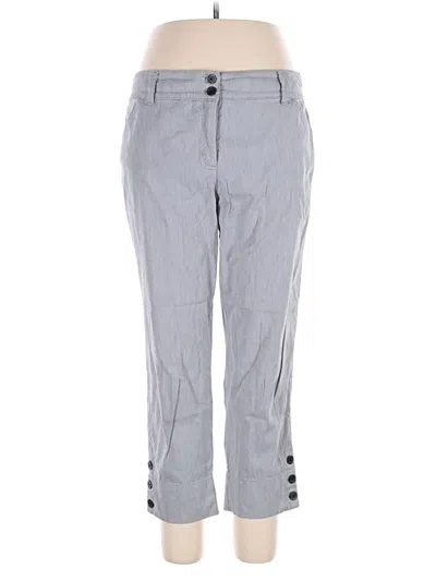 Pre-owned Charter Club Casual Pants In Gray