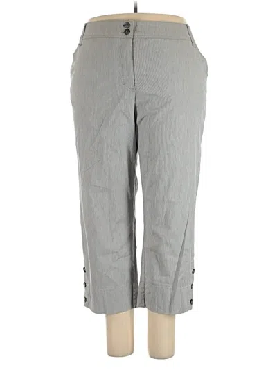 Pre-owned Charter Club Casual Pants In Gray