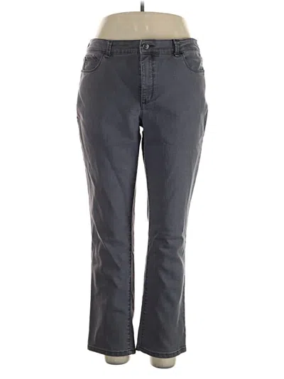 Pre-owned Charter Club Casual Pants In Gray