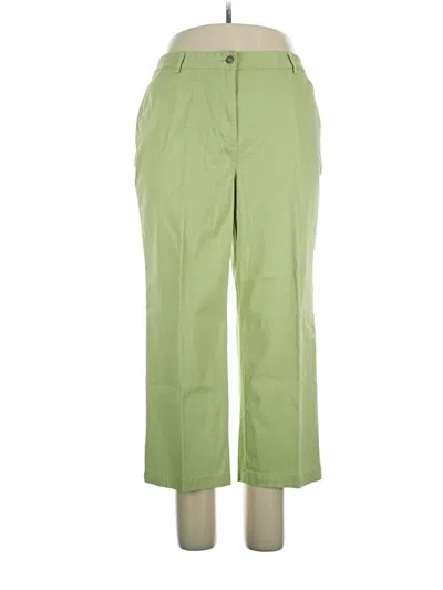 Pre-owned Charter Club Casual Pants In Green
