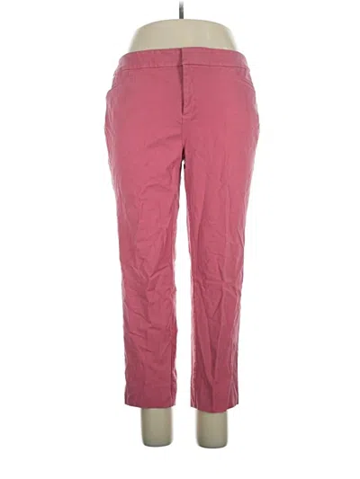 Pre-owned Charter Club Casual Pants In Pink