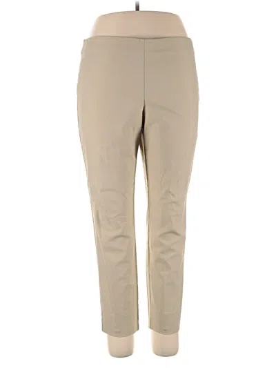 Pre-owned Charter Club Casual Pants In Tan