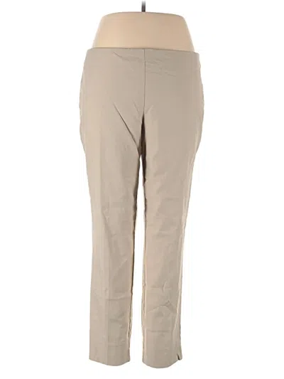 Pre-owned Charter Club Casual Pants In Tan