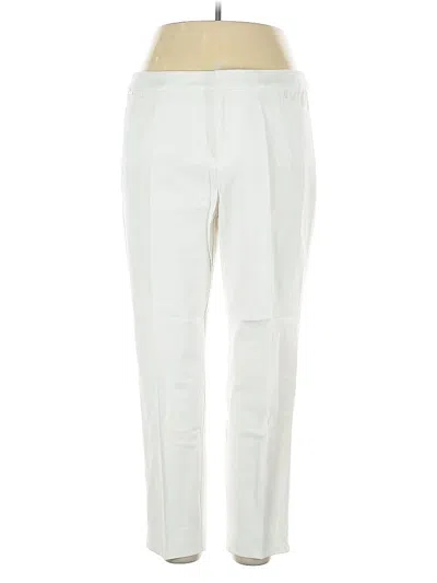 Pre-owned Charter Club Casual Pants In White