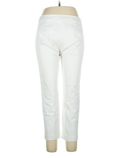 Pre-owned Charter Club Casual Pants In White
