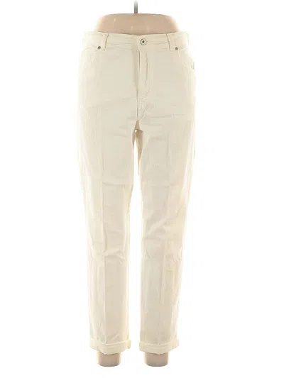 Pre-owned Charter Club Casual Pants In White