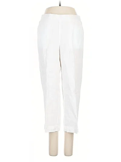 Pre-owned Charter Club Casual Pants In White