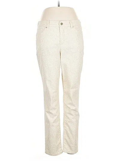 Pre-owned Charter Club Casual Pants In White