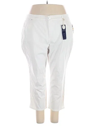 Pre-owned Charter Club Casual Pants In White