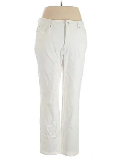 Pre-owned Charter Club Casual Pants In White