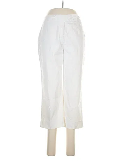 Pre-owned Charter Club Casual Pants In White