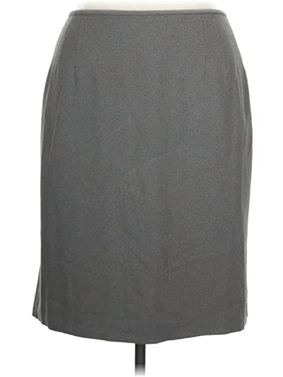 Pre-owned Charter Club Casual Skirt In Gray