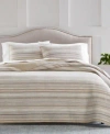 Charter Club Chantarelle Yarn Dye Cotton Quilts Created For Macys In Neutral Combo