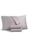 Charter Club Sleep Cool 400-thread Count Hygrocotton 4-pc. Sheet Set, Full, Exclusively At Macy's In Penguin Grey