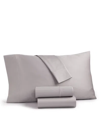 Charter Club Sleep Cool 400-thread Count Hygrocotton 4-pc. Sheet Set, Full, Exclusively At Macy's In Penguin Grey
