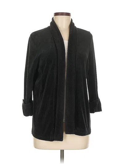 Pre-owned Charter Club Coat In Black