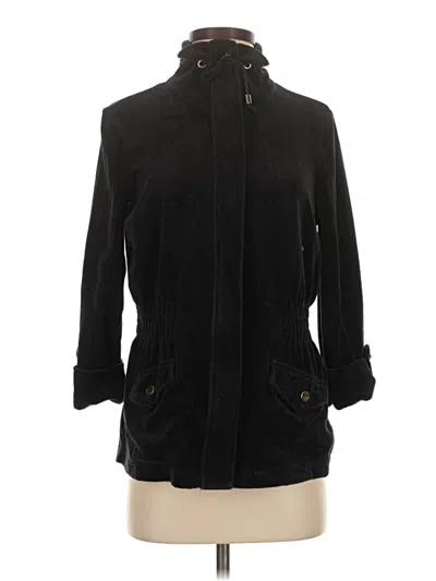 Pre-owned Charter Club Coat In Black
