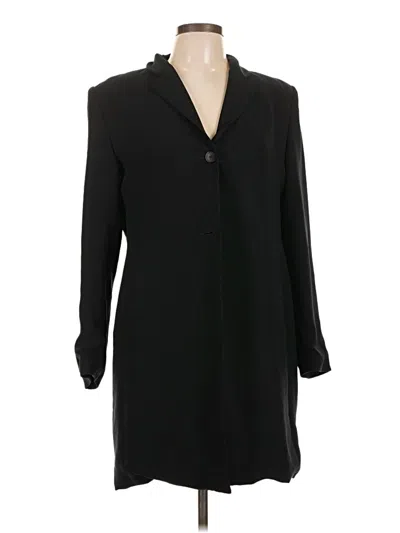 Pre-owned Charter Club Coat In Black
