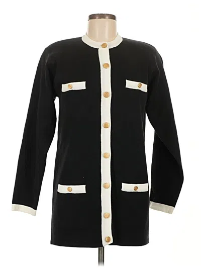 Pre-owned Charter Club Coat In Black