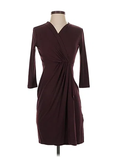 Pre-owned Charter Club Cocktail Dress In Burgundy
