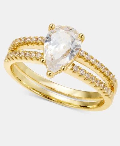 Charter Club Cubic Zirconia Ring, Macy's Exclusive In Gold
