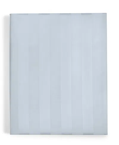 Charter Club 1.5" Stripe 550 Thread Count 100% Cotton Flat Sheet, Full, Exclusively At Macy's In Vapor