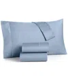 Charter Club Solid 550 Thread Count 100% Cotton 4-pc. Sheet Set, King, Exclusively At Macy's In Horizon