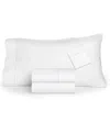 Charter Club Solid 550 Thread Count 100% Cotton 4-pc. Sheet Set, Full, Exclusively At Macy's In Vapor Hem