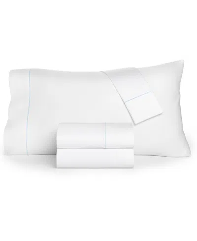 Charter Club Damask Solid 550 Thread Count 100% Cotton 4-pc. Sheet Set, Full, Created For Macy's In Vapor Hem