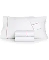 CHARTER CLUB DAMASK SOLID 550 THREAD COUNT 100% COTTON 4-PC. SHEET SET, QUEEN, CREATED FOR MACY'S