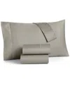 CHARTER CLUB DAMASK SOLID 550 THREAD COUNT 100% COTTON 4-PC. SHEET SET, QUEEN, CREATED FOR MACY'S