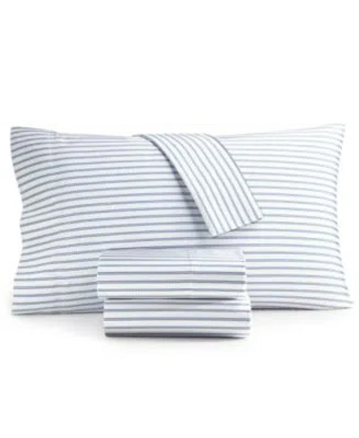 Charter Club Designs 550 Thread Count Printed Cotton Sheet Sets Exclusively At Macys In White