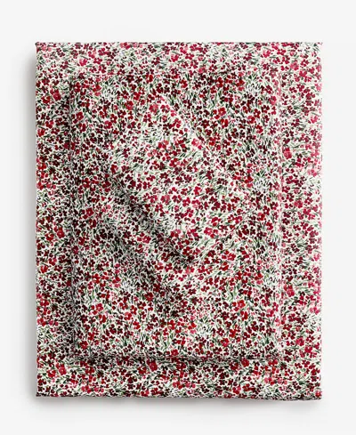 Charter Club Ditsy Floral Printed 550-thread Count 4-pc. Sheet Set, Full, Exclusively At Macy's In Multi
