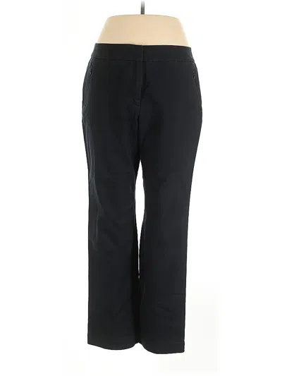 Pre-owned Charter Club Dress Pants In Black