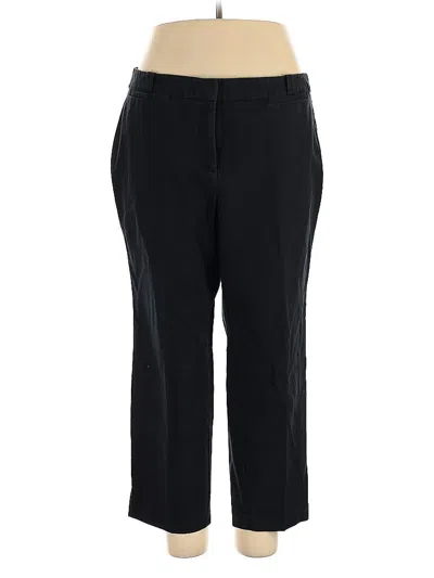 Pre-owned Charter Club Dress Pants In Black