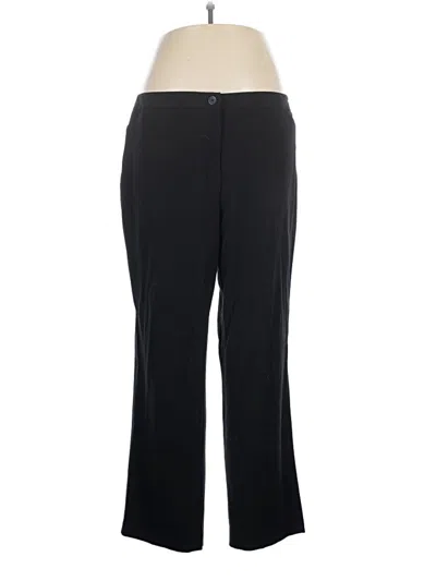 Pre-owned Charter Club Dress Pants In Black