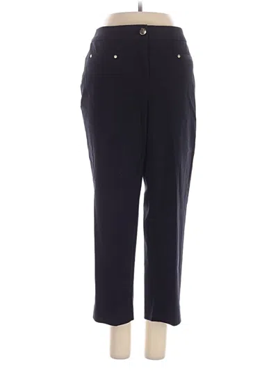 Pre-owned Charter Club Dress Pants In Black