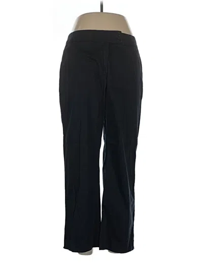 Pre-owned Charter Club Dress Pants In Black