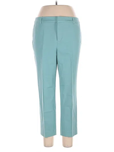 Pre-owned Charter Club Dress Pants In Teal