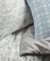 Charter Club Embroidered Tiles Decorative Pillow, 20" X 20", Exclusively At Macy's In Ocean