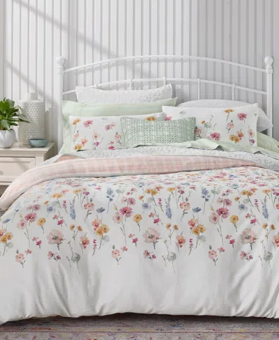 Charter Club Flora 2-pc. Duvet Cover Set, Twin, Macy's Exclusive In Multi