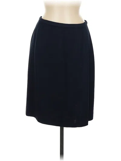Pre-owned Charter Club Formal Skirt In Blue