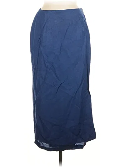 Pre-owned Charter Club Formal Skirt In Blue
