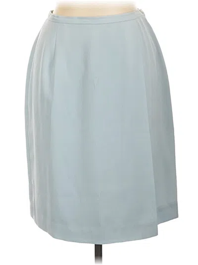 Pre-owned Charter Club Formal Skirt In Blue